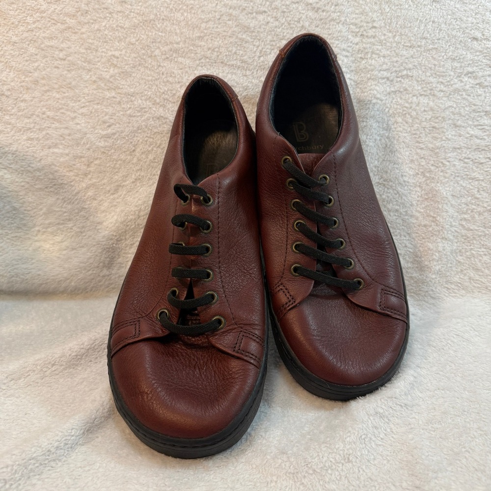 Birchbury Bramfords Leather Barefoot Sneakers Oxblood Burgundy Mens 11 EU 43